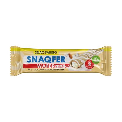 Вафли с начинкой Snaq Well, КОКОСОВО-МИНДАЛЬНЫЙ, 20г 