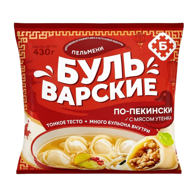 Пельмени Бульварские по-пекински с мясом утенка