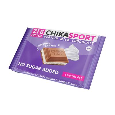 Молочный шоколад с начинкой, ChikaLab, СЛИВОЧНАЯ, 100 г 