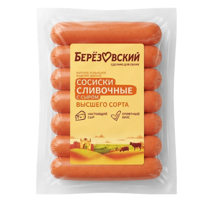 Сосиски Сливочные с сыром 