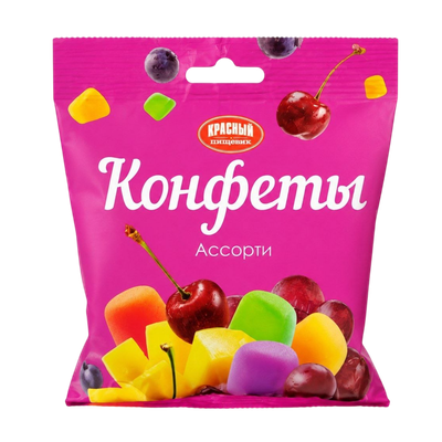 Конфеты Красный пищевик желейные Ассорти