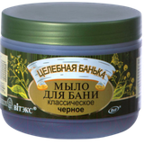 Мыло для бани Вiтэкс Целебная банька классическое черное