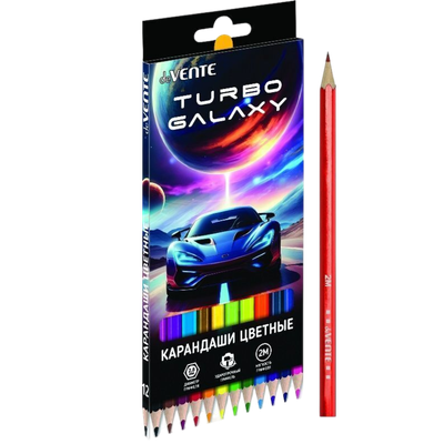 Карандаши цветные De Vente Turbo Galaxy