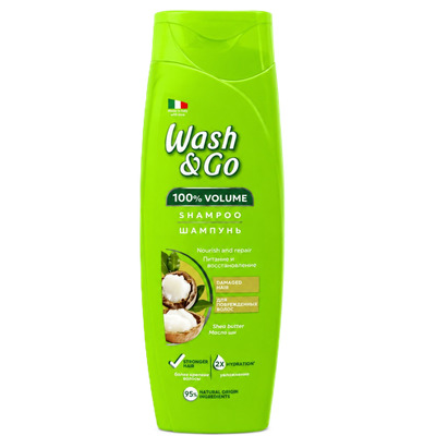 Шампунь Wash & Go Масло ши