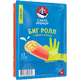 Палочки крабовые «Биг Ролл» с яйцом и зеленью