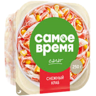 Салат «Самое время» снежный краб - Мир Продуктов №3
