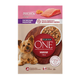 Корм для собак Purina ONE лосось с рисом и морковью