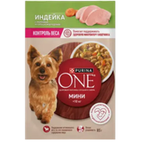Корм для собак Purina ONE индейка с морковью и горошком