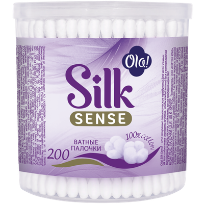 Ватные палочки Silk sense 200шт