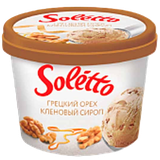 Мороженое «Soletto» грецкий орех-кленовый сироп