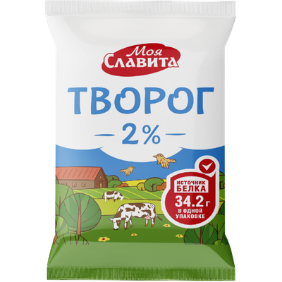 Творог «Моя Славита» 2%