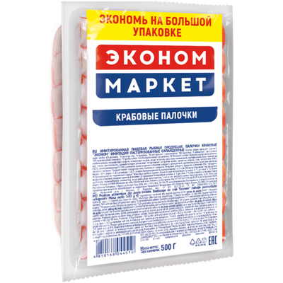 Крабовые палочки «Эконом маркет» охлажденные