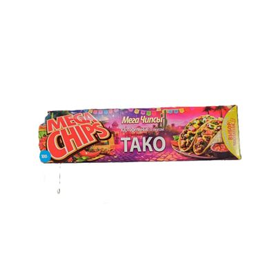 Мегачипсы картофельные со вкусом "Тако"