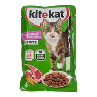 Корм для кошек «Kitekat» ягнёнок в соусе - Зооточка