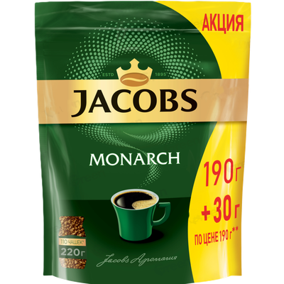 Кофе «Jacobs» Monarch растворимый сублимированный