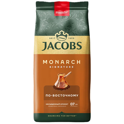 Кофе «Jacobs» Monarch по-восточному натуральный жареный молотый