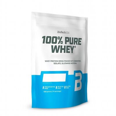 Протеин 100% PURE WHEY, BioTechUSA, ШОКОЛАД, 400 г 
