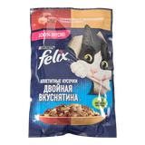 Корм для кошек «Felix» говядина и птица в желе