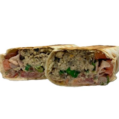 Буррито куриное с беконом и фасолью