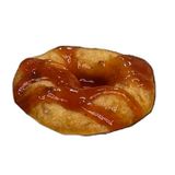 Пышка с джемом клубника