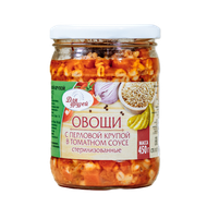 Овощи «Для друзей» с перловой крупой в соусе - Мир Продуктов №3