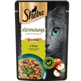 Корм Sheba утка в соусе с ароматными яблоками