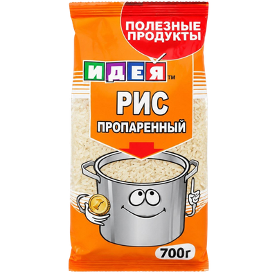 Рис Идея пропаренный шлифованный