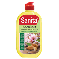 Бальзам для мытья посуды «Sanita» Миндаль и Японская сакура - Мир Продуктов №3
