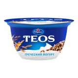 Йогурт греческий «Teos» 2% злаки с клетчаткой льна