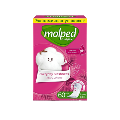 Ежедневные женские гигиенические прокладки MOLPED