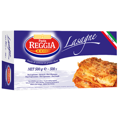 Макаронные изделия из твердых сортов пшеницы «Reggia» lasagne лазанья