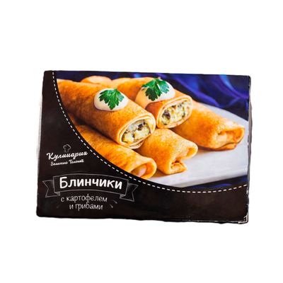Блинчики с картофелем и грибами замороженные 