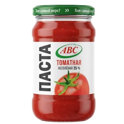 Паста томатная «АВС» несоленая