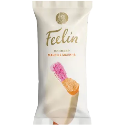 Мороженое сливочное «Feelin» манго-малина
