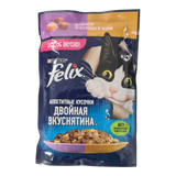Корм для кошек  «Felix» ягненок и курица в желе