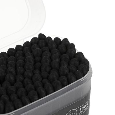Ватные палочки в боксе тм PROWAY черные, 100шт