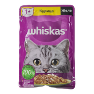 Корм для кошек «Whiskas» желе с курицей - Зооточка