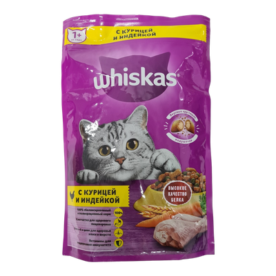 Корм для кошек «Whiskas» с курицей и индейкой