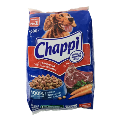 Корм для собак «Chappi» с говядиной по-домашнему