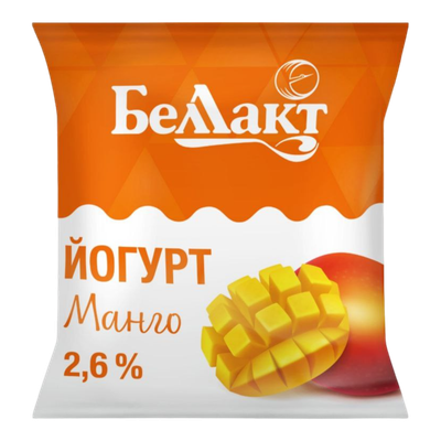 Йогурт «Беллакт» 2.6% манго