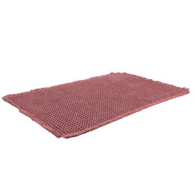 Коврик для ванной комнаты тм VETTA Бургунди, полиэстер 1000г/м2, 50x80см, 2 цвета 