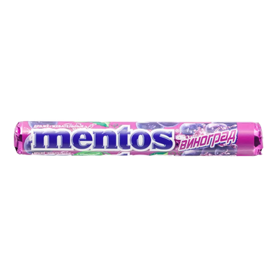 Драже жевательные «Mentos» виноград 