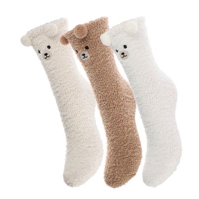 Носки высокие с декором, тм GALANTE, р. 23-25, 95%полиэстер, 5%спандекс, разноцветные 