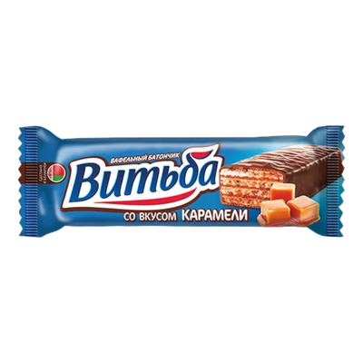 Батончик вафельный «Витьба» вкус карамели