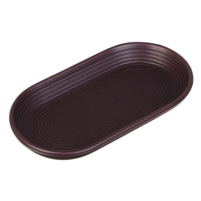 Подставка для набора в ванную комнату тм VETTA Бургунди, доломит, 16,5x9,2x2,5 см, цвет сливовый 