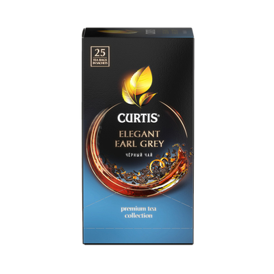 Чай черный «Curtis» Elegant Earl Grey 25 пакетиков