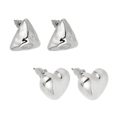Серьги, тм ЮНИLOOK, сплав, пластик, 2 дизайна 