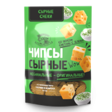 Чипсы сырные Сырные снеки сметана с зеленью