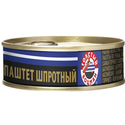 Паштет шпротный Толстый боцман