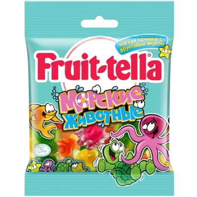 Мармелад жеват. Fruittella  морские животные